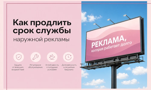 Как продлить срок службы наружной рекламы в Ленинске-Кузнецком