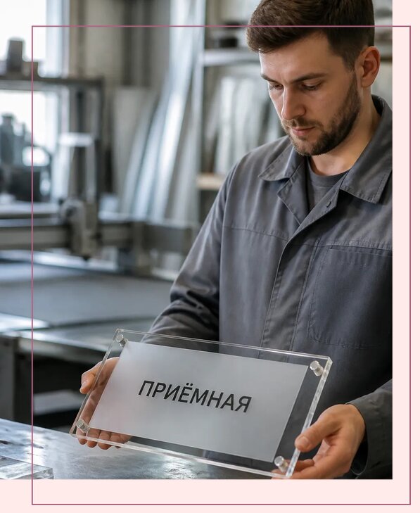 Таблички из оргстекла на заказ в Ленинске-Кузнецком от 3986 р. | Аванза-Лнн