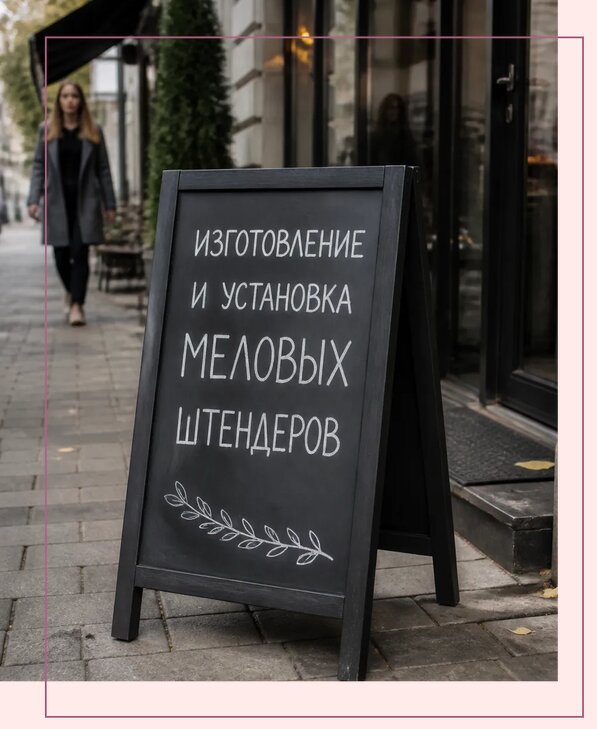 Меловые штендеры в Ленинске-Кузнецком по цене от 6644 р. | Аванза-Лнн